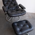 Vintage 1970'S "Restless" Lounge Stoel Van Ekornes thumbnail 11