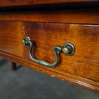 Vintage Kersenhouten Eettafel – Bruin/Rood thumbnail 10