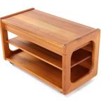 Audio Meubel Trolley 'traeden' Vintage Deens Massief Teak thumbnail 2