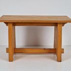 Vintage Scandinavian Modern Pinewood Bankje '70 Kruk Japandi thumbnail 3