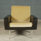 Vintage Fauteuil – Velours – Jaren 60 thumbnail 8