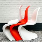 Iconische Vintage 'Panton Chair' - Oranje - Design By Verner Panton - 60S - Vitra - Original thumbnail 9
