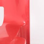 Joe Colombo Universal Stoelen Rood, 1960s thumbnail 13