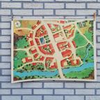 Dubbelzijdige Schoolprent - Plan De L'École / Plan Du Village thumbnail 2