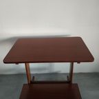 Vintage Houten Plantentafel Trolley Op Wieltjes (Twee Laags) thumbnail 2