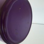 Grote Vintage Bloempot Paarse Retro Pot Jaren 70 thumbnail 7