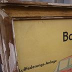 Prachtige Ingelijste Oude Les Poster Van Robert Bosch, Stuttgart 1950S thumbnail 5