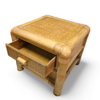 2 X Bamboo Night Stands / Side Tables / 1980s thumbnail 13