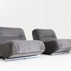 Giuseppe Munari Lounge Lounge Fauteuils Jaren 70, Italië Set Van 2 thumbnail 5