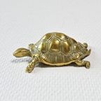 Messing Dierenfiguur Schildpad thumbnail 2