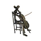 De Cellist - Verbronsd - 21E Eeuw thumbnail 4