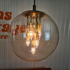 Vintage Hanglamp Bol Peill&Putzler Glas thumbnail 2
