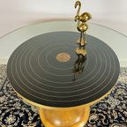 Spectaculaire Houten Eettafel Uit Italie, 1960'S thumbnail 4