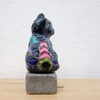 Kleurrijk Katten Beeldje Moderne Kunst thumbnail 3