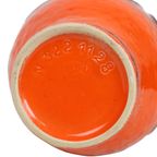 Vintage Oranje Vaas Jasba West Germany Aardewerk Retro 322 11-28 thumbnail 4
