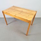 Vintage Grenen Pine Rechthoekige Eettafel Deens Design ‘60 thumbnail 5