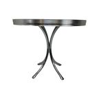 Bel Air - Dining Table - Round (88Cm Diameter) - Chrome Frame - Vintage Americana thumbnail 7