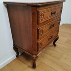 Vintage Landelijk Ladekastje Ladekast, Commode Dressoir 2405 thumbnail 10