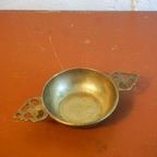 Brass Tin Porringer With Two Ears thumbnail 7