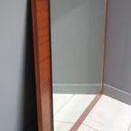 Teak Frame Square Mirror 1960S thumbnail 7