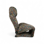 Wink Chair By Toshiyuki Kita For Cassina / Gaetane Pesce Fabric Cassina Model - Model 111 Wink Lo8 thumbnail 3