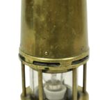 Oude Messing Mijnwerkerslamp Memorabilia Mijn 26cm thumbnail 8