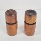 Vintage Catalina Teak Pepermolen & Zout Japan Scandinavisch thumbnail 3