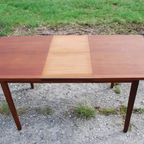 Teak Uitschuiftafel L161 /121 X B80 X H74 thumbnail 8