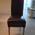 6 Leren Stoelen – Tex Choco Model thumbnail 5