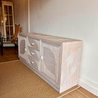 Mid Century Rotan Sideboard Dressoir Vintage thumbnail 11