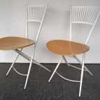 2x Vintage Folding Chairs From Fly Line (set) thumbnail 9