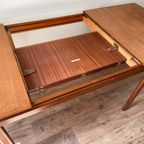 Eettafel | Teak | Jaren 60 | Verlengbaar thumbnail 4