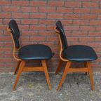 Retro Dutch Design Keukenstoelen Set Van 2 Groen thumbnail 5