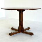 Houten Ronde Eettafel Van Isa Bergamo Met Uniek Onderstel thumbnail 2