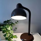 Retro Bruine Buro Lamp Jaren 70 thumbnail 4