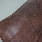 Wammes Loungestoel Van Bruin Leer Door Gerard Van Den Berg Voor Montis, Jaren 70 thumbnail 9