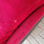 90's Vintage Fauteuil Rode Handstoel Retro Fauteuil thumbnail 12