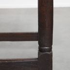 Antiek Engels Eikenhouten Dressoir/ Side Table Uit Eind 18e Eeuw Met Mooie Originele Details thumbnail 12