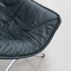 Vintage Leren Fauteuil Teun Van Zanten Molinari, 1970S thumbnail 8