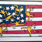 Vintage Litho Poster Van Keith Haring thumbnail 3