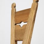 Landelijke Antieke Primitieve Driepoot Stoel thumbnail 10