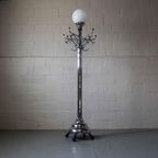 Large Art Deco Coat Rack/Floor Lamp thumbnail 2