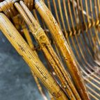 Set Van 2 Vintage Rotan Fauteuils / Eenzitjes Rohé thumbnail 8