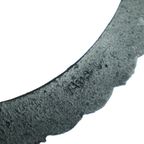 Vintage Onderzetter Gietijzer Messing Gekleurd Glas Kersen thumbnail 9