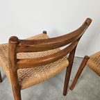 Vintage Deense Stoelen, Niels Møller Model 84 thumbnail 11
