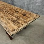 Antieke Tafel Schragentafel Xxl Tuintafel 89 X 308 Cm thumbnail 11