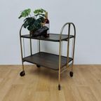Vintage Barcart Drankenkar Trolley Butlerwagen Serveerwagentje thumbnail 16