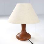 Vintage Heukerath Massief Teak Lamp thumbnail 12