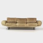 Mid Century Modern Lounge Sofa Bank In Leer, 1960s thumbnail 4