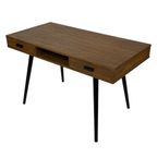 Vintage Bureau Werkplek Compact Jaren 70 Plak Fineer thumbnail 18